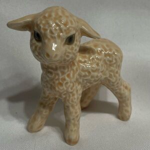 3” VINTAGE Goebel West Germany Ceramic Lamb Sheep Figure Great Condition